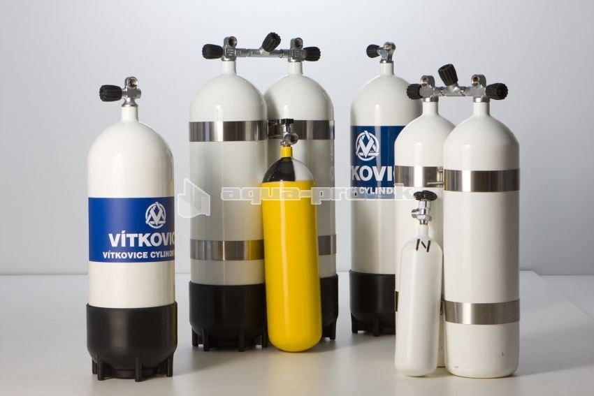 Potápačská fľaša pre vzduchovkárov 3l 300 Bar s ventilom 300 Bar