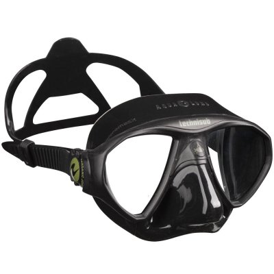 Maska na freediving MICROMASK - čierny silikón