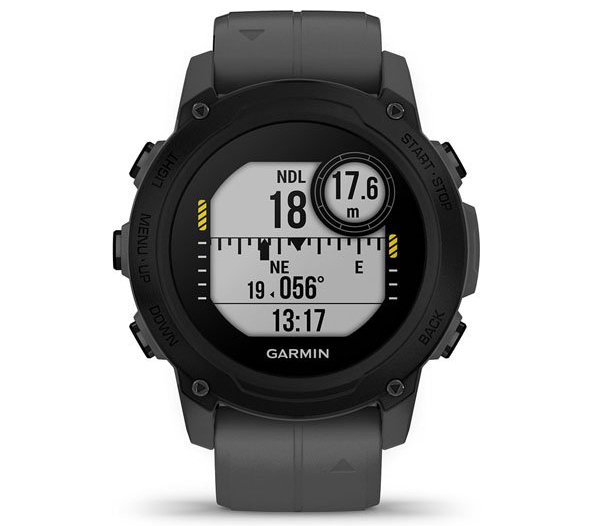 Potápačské hodinky Descent™ G1 Solar, Black