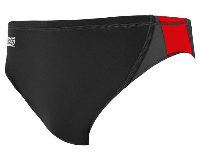 Pánske plavky - Prism Racer - čierna/červená