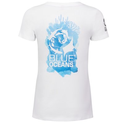 Dámske tričko T- ROUND NECK BLUE OCEANS