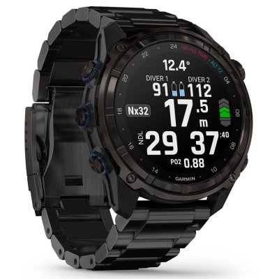 Potápačské hodinky Descent Mk3i - 51 mm, Carbon Gray Titanium DLC/Black Titanium Band
