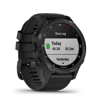 Potápačské hodinky Descent™ Mk2S - 43 mm, Carbon Gray DLC, Black Band
