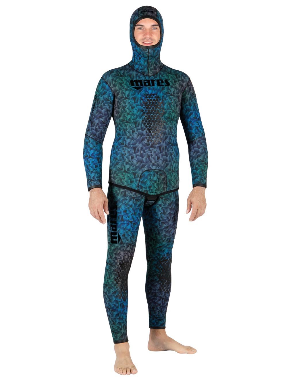 Oblek na freediving POLYGON 80 - 65 (Open Cell 8 a 6,5 mm)