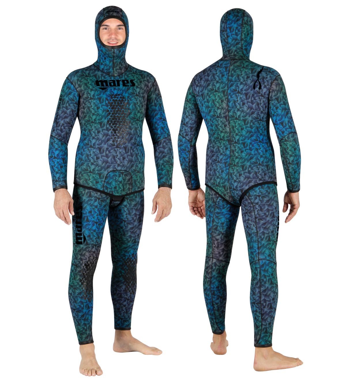 Oblek na freediving POLYGON 80 - 65 (Open Cell 8 a 6,5 mm)