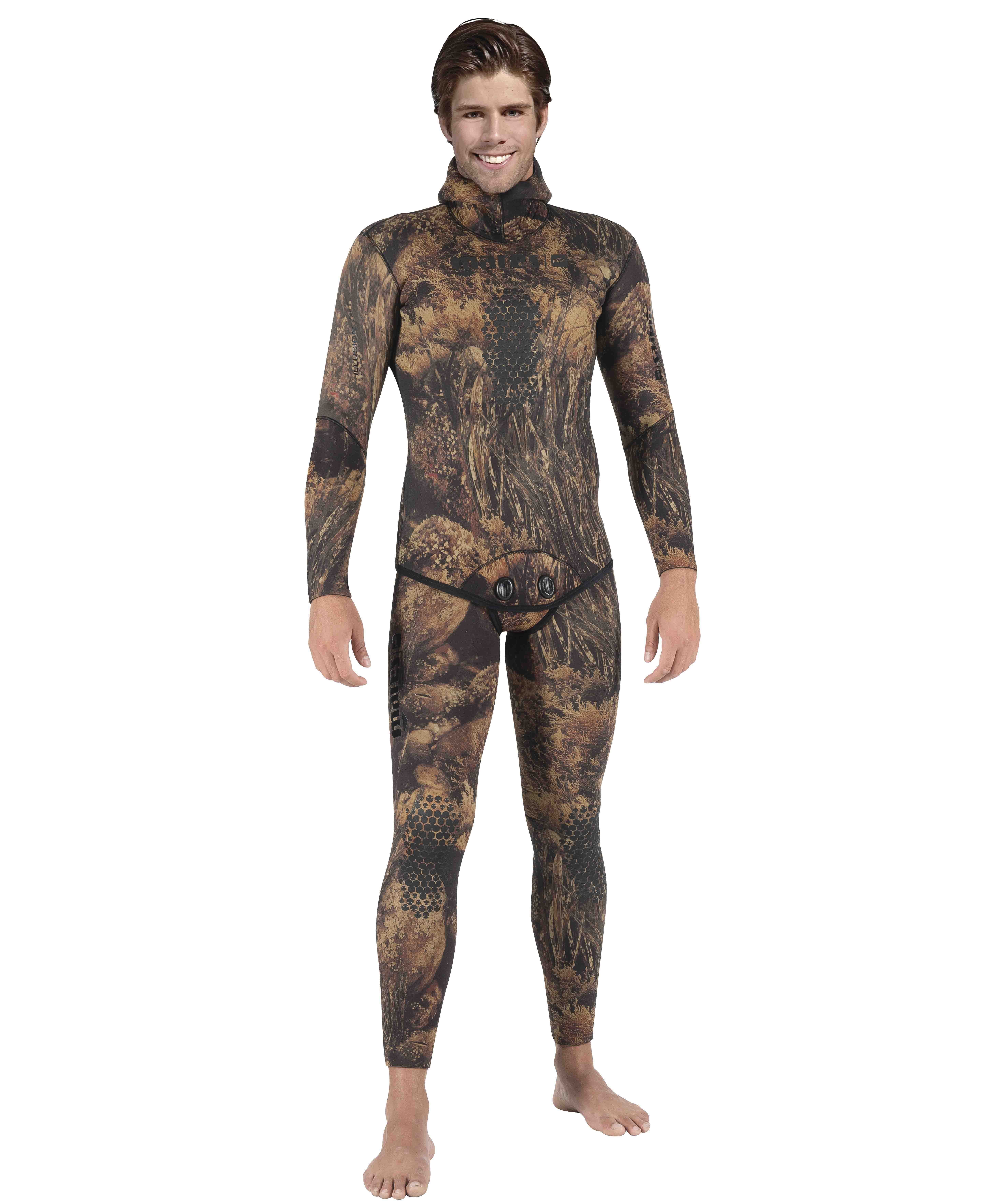 Oblek na spearfishing ILLUSION BROWN 50 (Open Cell)