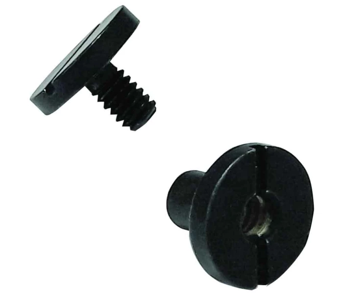 Skrutky FLAT HEAD DEAD BOLT SCREW BK (1 pár)