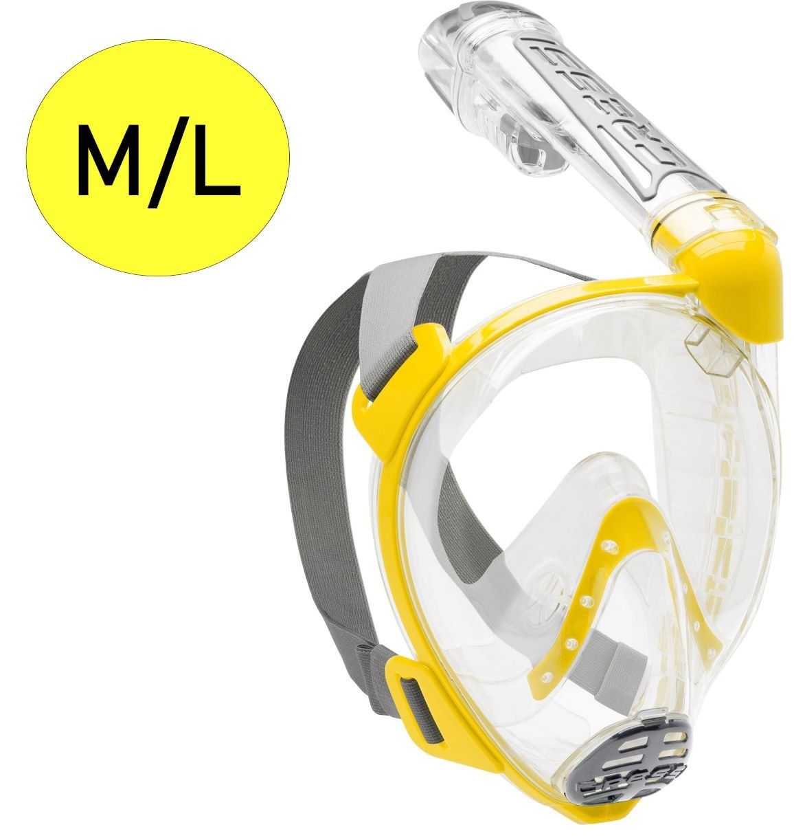 Celotvárová šnorchlovacia maska DUKE vo veľkosti M/L