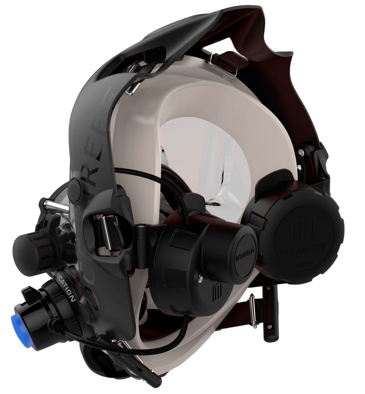 Celotvárová maska na potápanie NEPTUN III + komunikácia GSM MERCURY