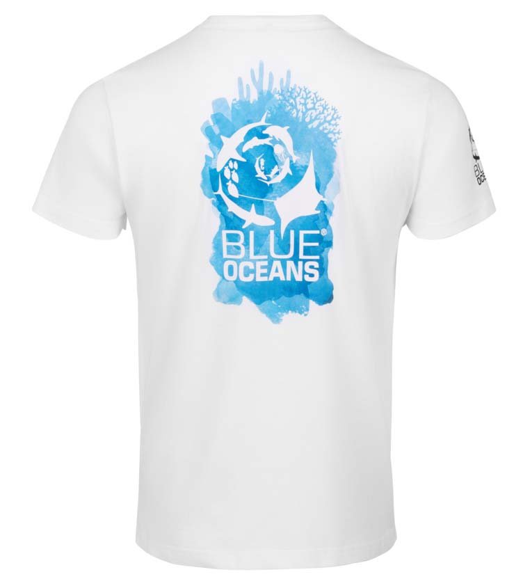 Pánske tričko T-ROUND NECK BLUE OCEANS
