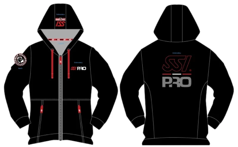 Potápačská mikina BONDED FLEECE SSI PRO