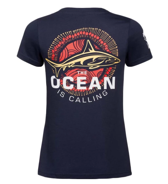 Dámske tričko T-SHIRT ROUND NECK OCEAN IS CALLING WOMEN