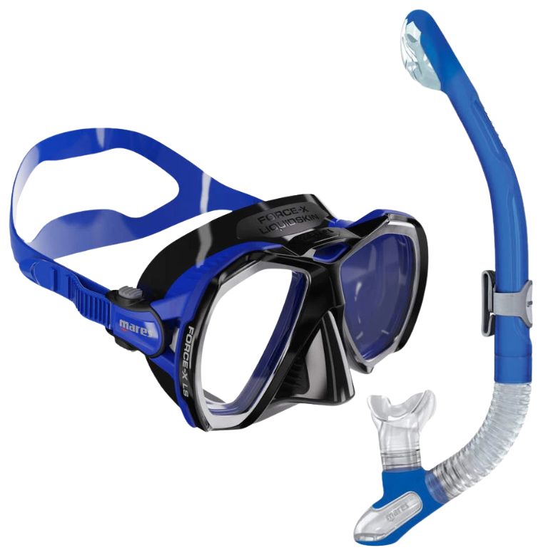 Šnorchlovací a potápačský set FORCE-X + ERGO DRY