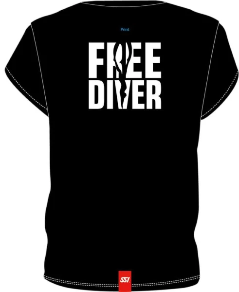 Dámske tričko ROUND-NECK SHIRT FREEDIVER WOMEN