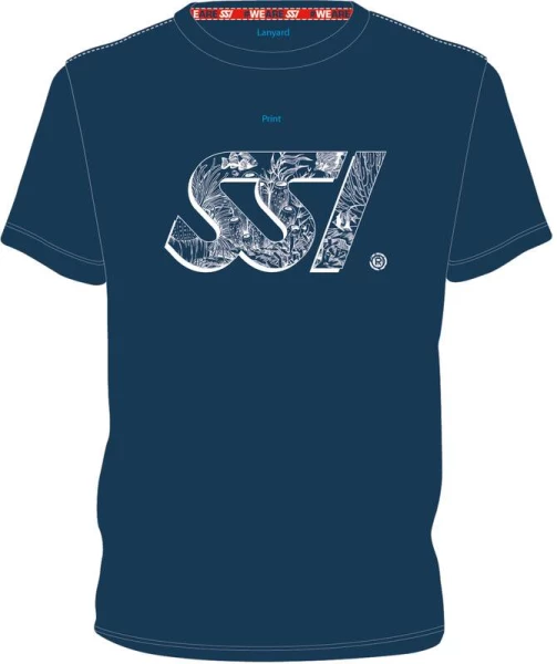 Pánske tričko ROUND-NECK SHIRT SSI LOGO MEN